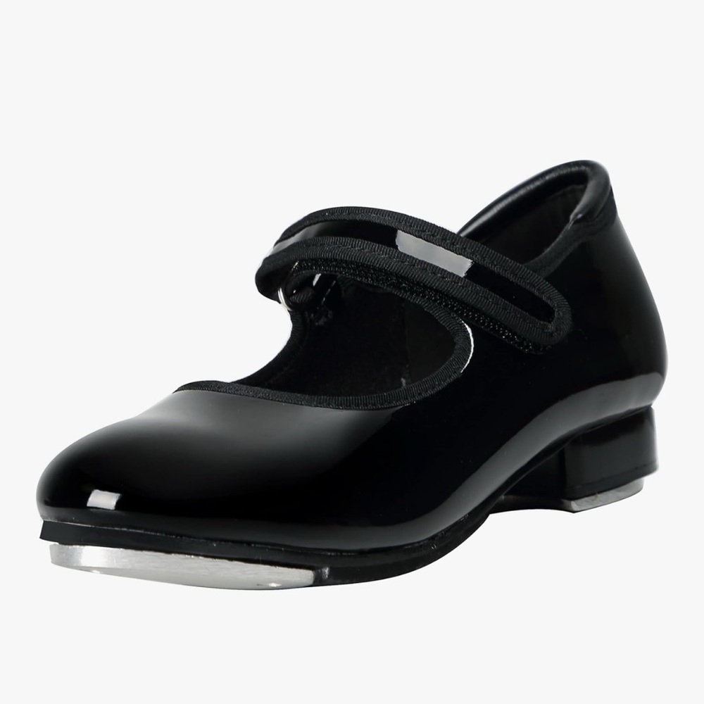 Kids Black Tap Dance Shoes - size 1